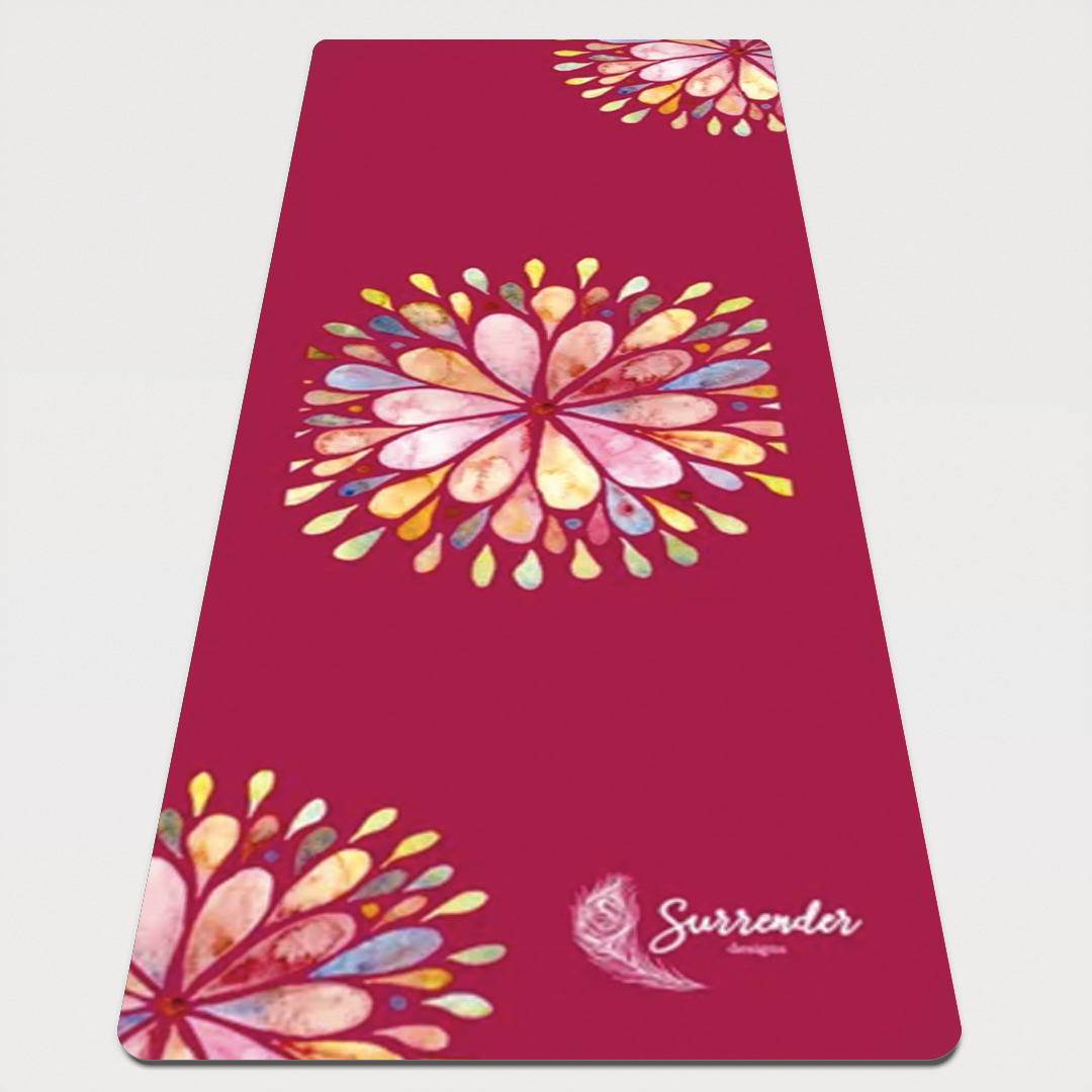 Surrender Bloom Mandala Yoga Mat