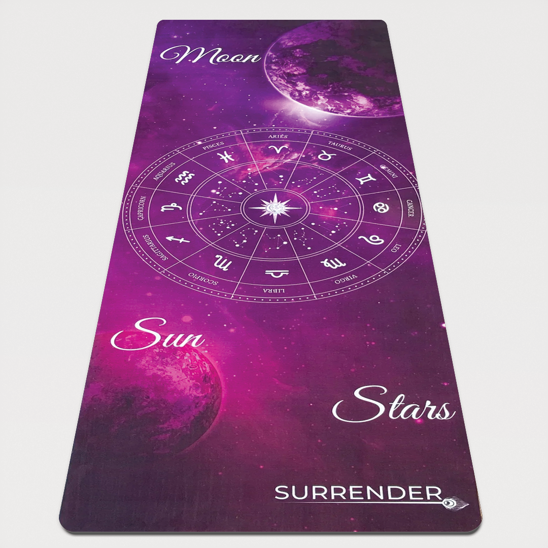 Surrender Divine Cosmos Yoga Mat