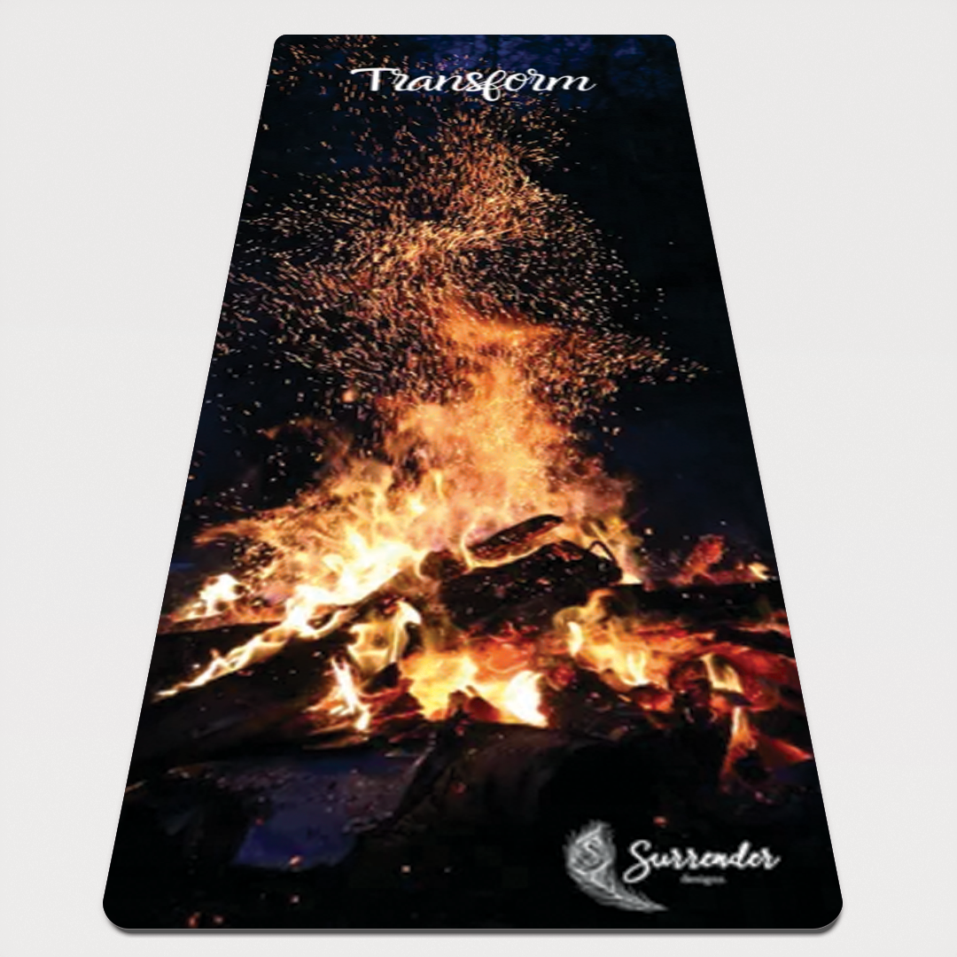 Surrender Flames of Creation Yoga Mat