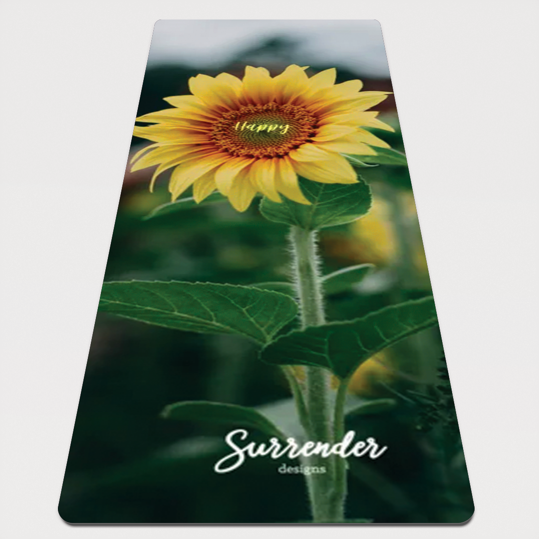 Surrender Be Happy Yoga Mat