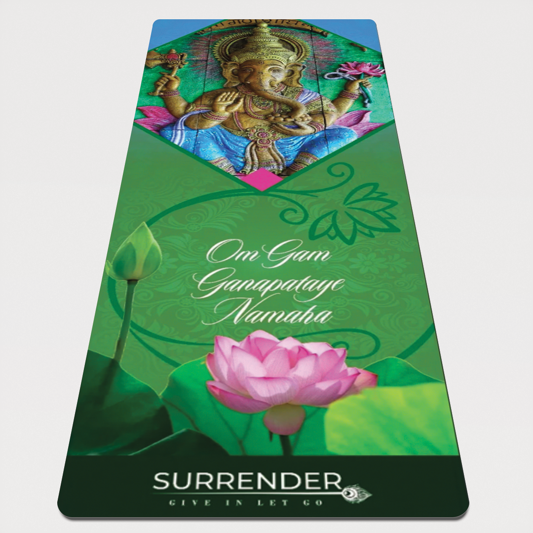 Surrender Ganesha Om Mantra Yoga Mats