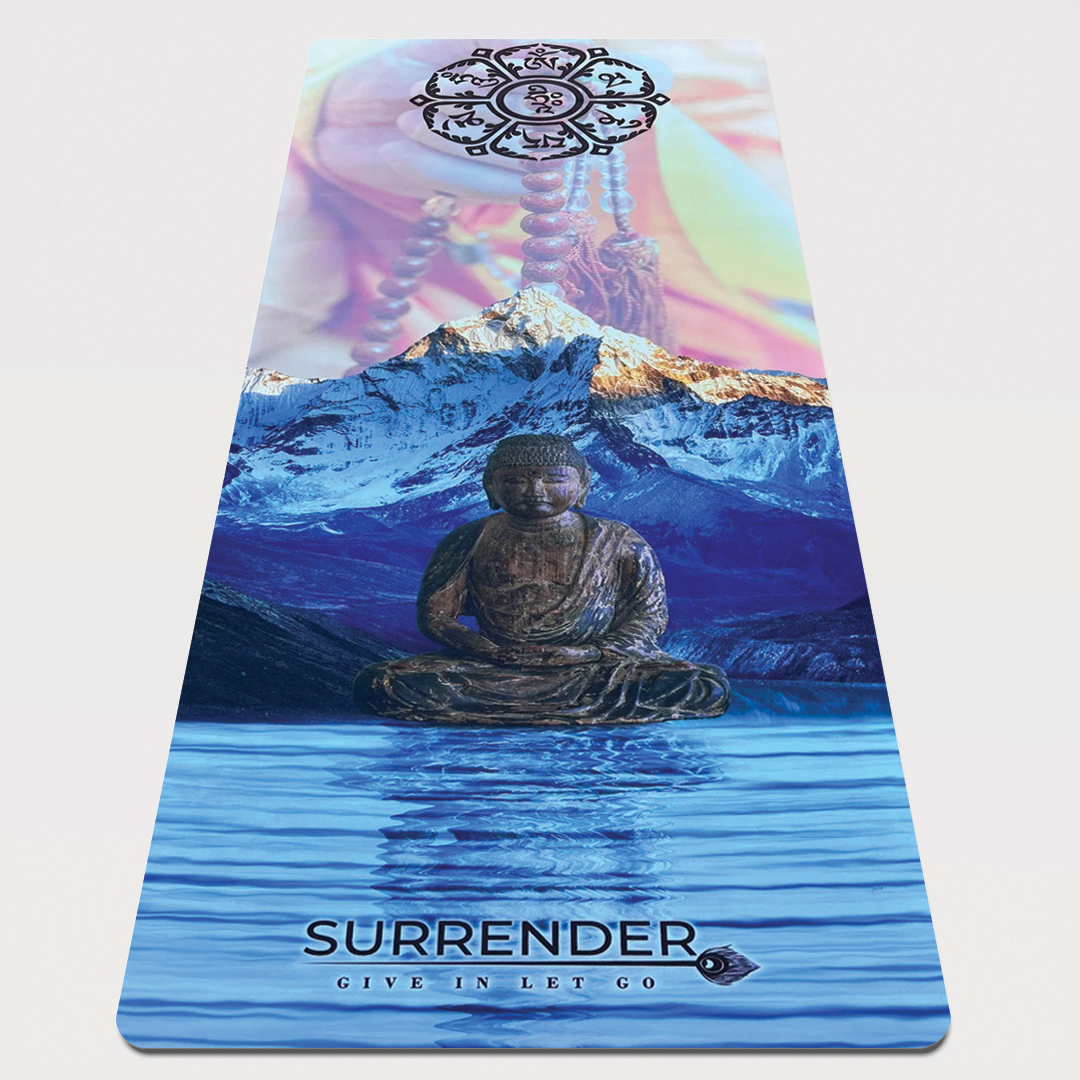 Surrender Om mani Padme Hum Yoga Mat