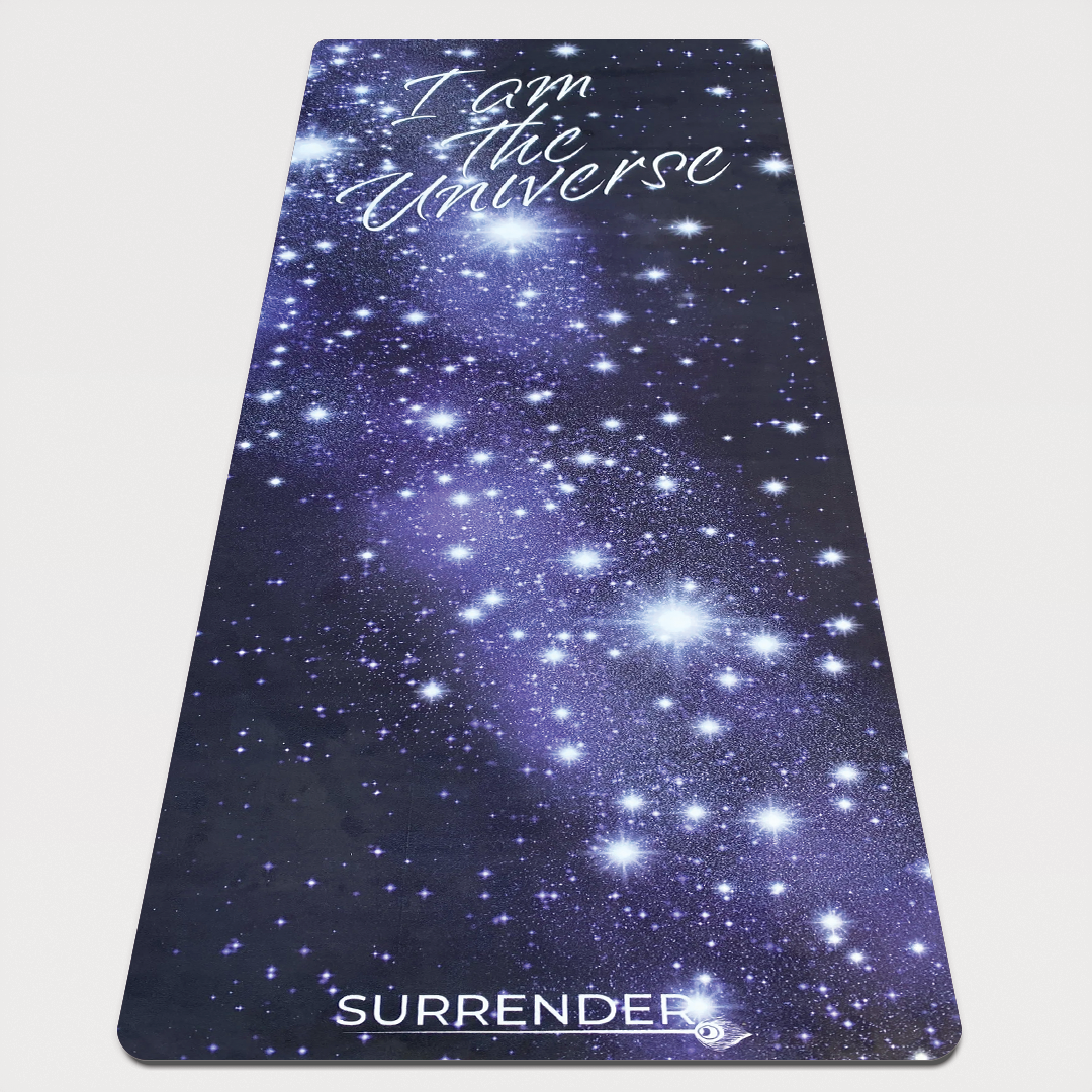 Surrender I Am Universe Yoga Mat