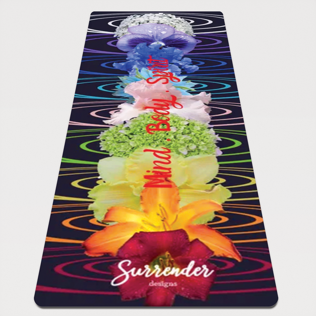 Surrender Mind Body Spirit Yoga Mat