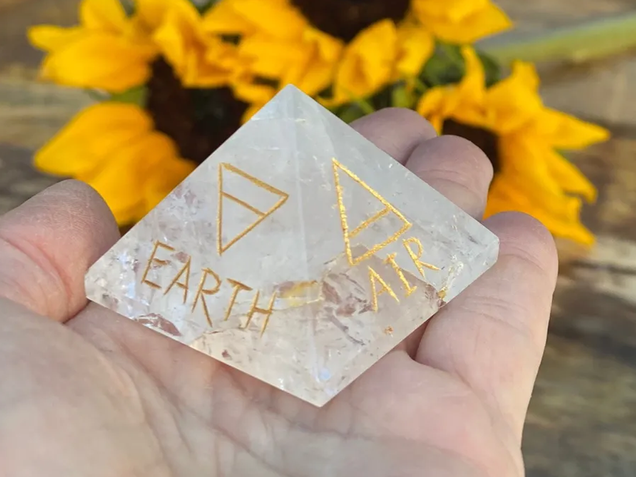 Clear Quartz Pyramid